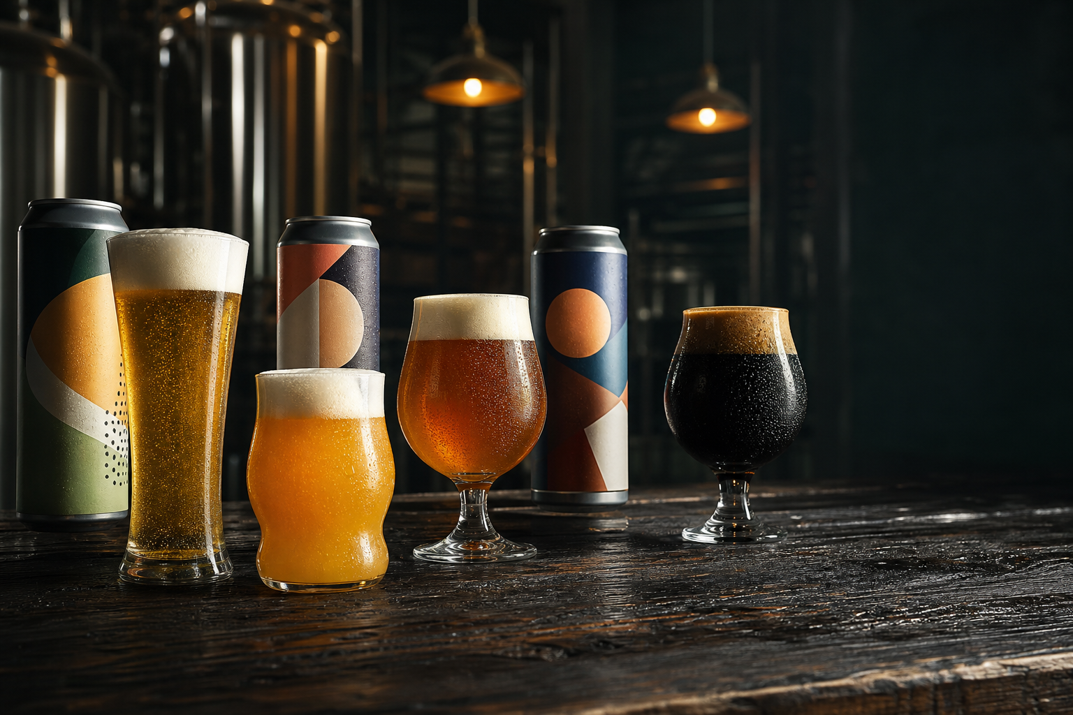 An original lineup of four distinct Moss and Ember beer styles